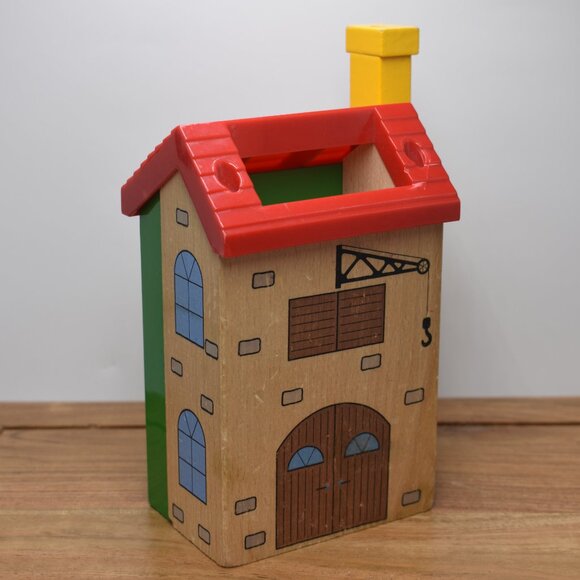 Brio PUSH & LOAD TOWER #33324 Wooden Train Railway 1998 VGUC - Picture 1 of 13